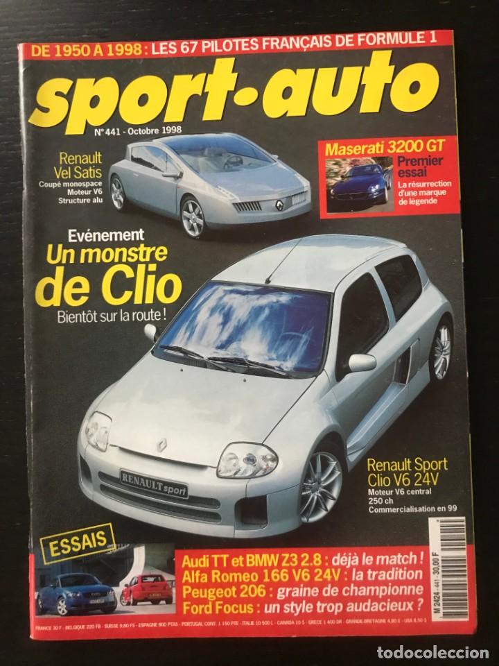 Coches: SPORT AUTO N&ordm; 441 - MASERATI 3200 GT - AUDI TT TURBO - JAGUAR XK8 CABRIOLET - EN FRANCES
