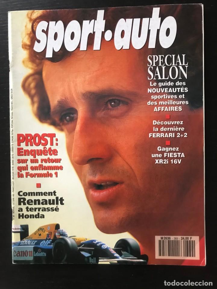 Coches: SPORT AUTO N&ordm; 369 - F1 GP BELGICA ITALIA RALLYE 1000 LAGOS FERRARI 456 GT MITSUBISHI 3000 GT INDYCAR