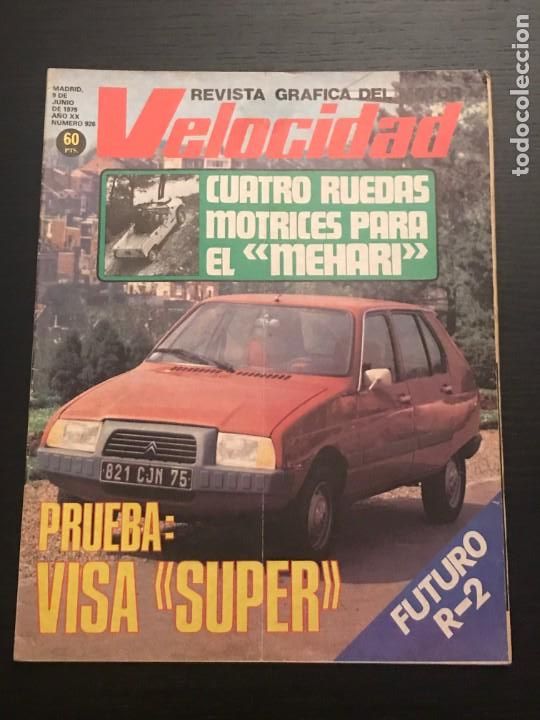 Coches: VELOCIDAD N&ordm; 926 - CITROEN VISA SUPER MEHARI 4x4 RALLYE FIRESTONE