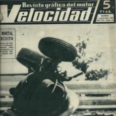 Coches: VELOCIDAD Nº 61 - 1 SEPTIEMBRE 1962 - WILLYS, FORD METEOR, ALFA ROMEO, FIAT 1600, CAJAS DE JABON. Lote 212306135
