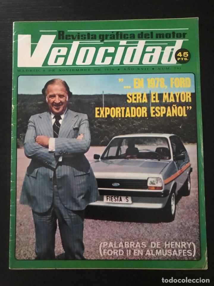 Coches: VELOCIDAD N&ordm; 791 - FORD ESPA&Ntilde;A FACTORIA FERRARI ASTON MARTIN LAGONDA RALLYE ESPA&Ntilde;A JARAMA F1430