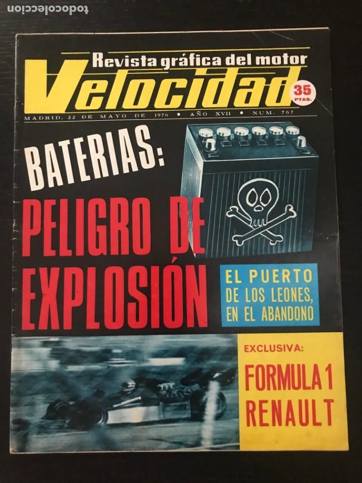 Coches: VELOCIDAD N&ordm; 767 - PIERRE CARDIN GT POSTER INDIAN POWERPLUS GP BELGICA F1 JARAMA TROFEO COPA TS 1430