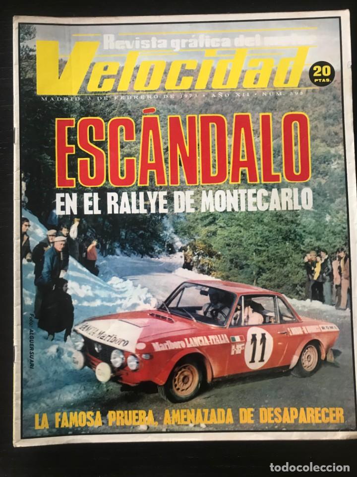Coches: VELOCIDAD N&ordm; 595 - SUPLEMENTO HISTORIA CHRYSLER RALLYE MONTECARLO LAMBORGHINI ESPADA FORMULA 1 GP
