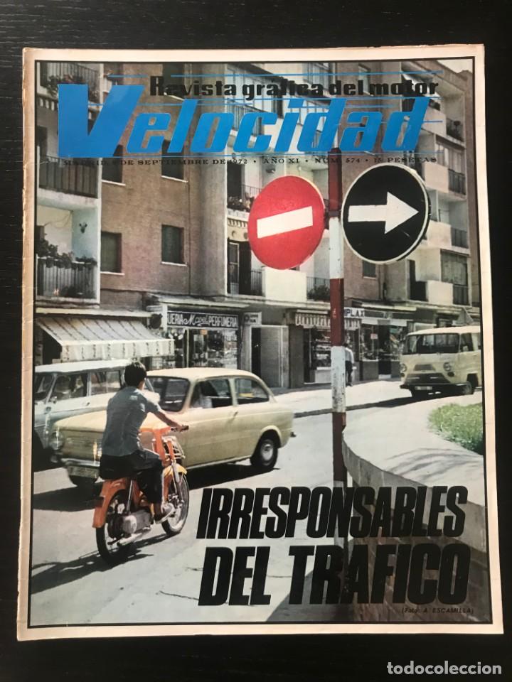 Coches: VELOCIDAD N&ordm; 574 - BUGGYS CITROEN GS SEAT 850 NSU 1000 TT POSTER PREMIO ALCA&Ntilde;IZ VEHKONEN DE NICOLAS