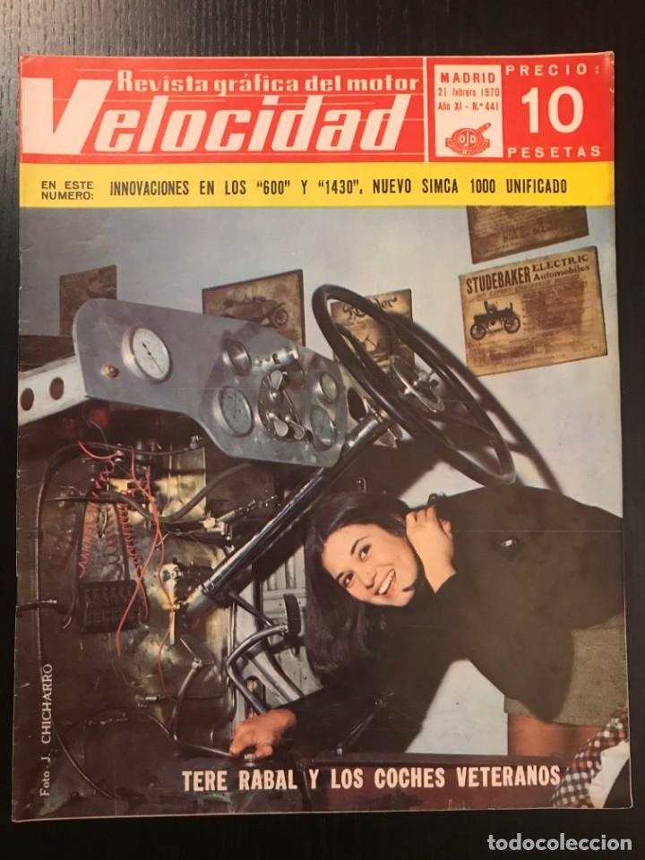 Coches: VELOCIDAD N&ordm; 441 - SELEX FORMULA III SEAT 600 1430 SIMCA 1000 RALLYE SALON NAUTICO TERESA RABAL