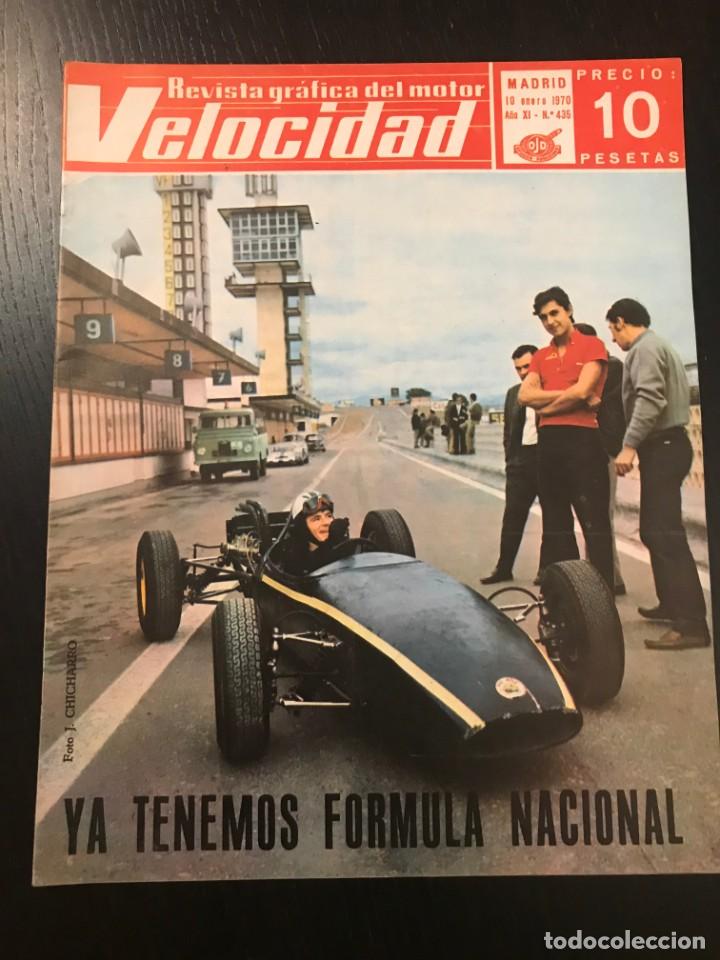 Coches: VELOCIDAD N&ordm; 435 - FORMULA NACIONAL ALFA ROMEO ESCUDERIA REPSOL MOTOCICLISMO SEAT 600 ABARTH 850