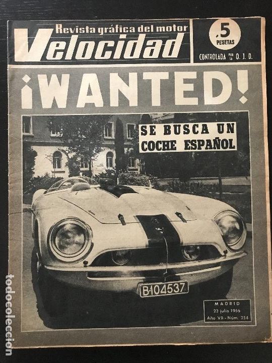 Voitures: VELOCIDAD N&ordm; 254 - COCHE ESPA&Ntilde;OL PEGASO DKW F 10000 L GORDON YAEGER FORMULA 3 BRABHAM GP INGLATERRA
