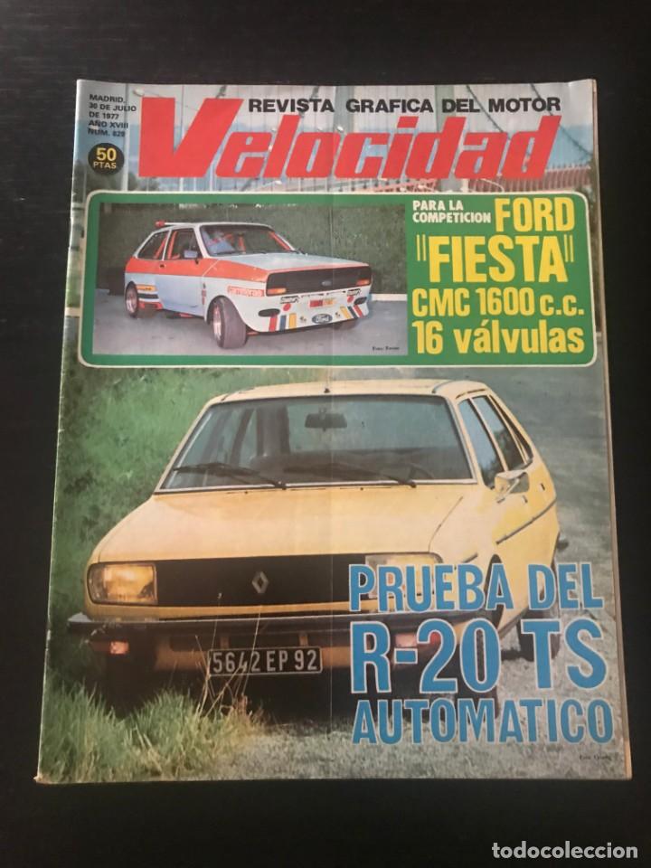 Coches: VELOCIDAD N&ordm; 829 - FORD FIESTA CMC RENAULT 20 TS SUPLEMENTO FERRARI 125 GP FORMULA 1 INGLATERRA
