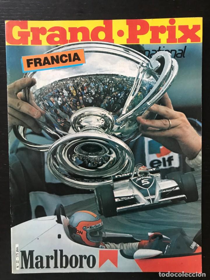 Coches: GRAND PRIX INTERNATIONAL N&ordm; 22 - GRAN PREMIO FORMULA 1 F1 GP 1981 FRANCIA DIJON PROST RENAULT