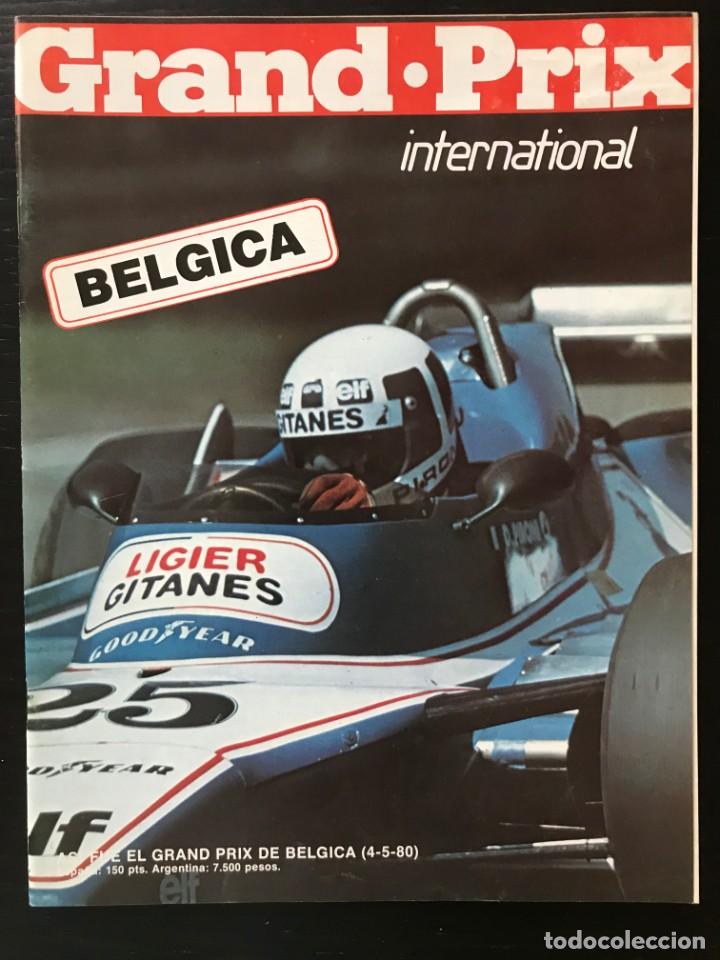 Coches: GRAND PRIX INTERNATIONAL N&ordm; 5 - GRAN PREMIO FORMULA 1 F1 GP 1980 BELGICA ZOLDER PIRONI LIGIER