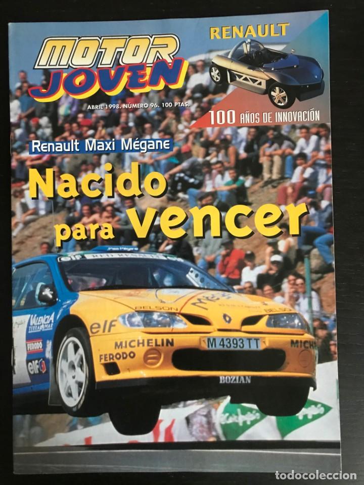 Coches: MOTOR JOVEN N&ordm; 96 - REVISTA RENAULT - COPA MEGANE MAXI RALLYE HISTORIA CLIO ZO 100 A&Ntilde;OS