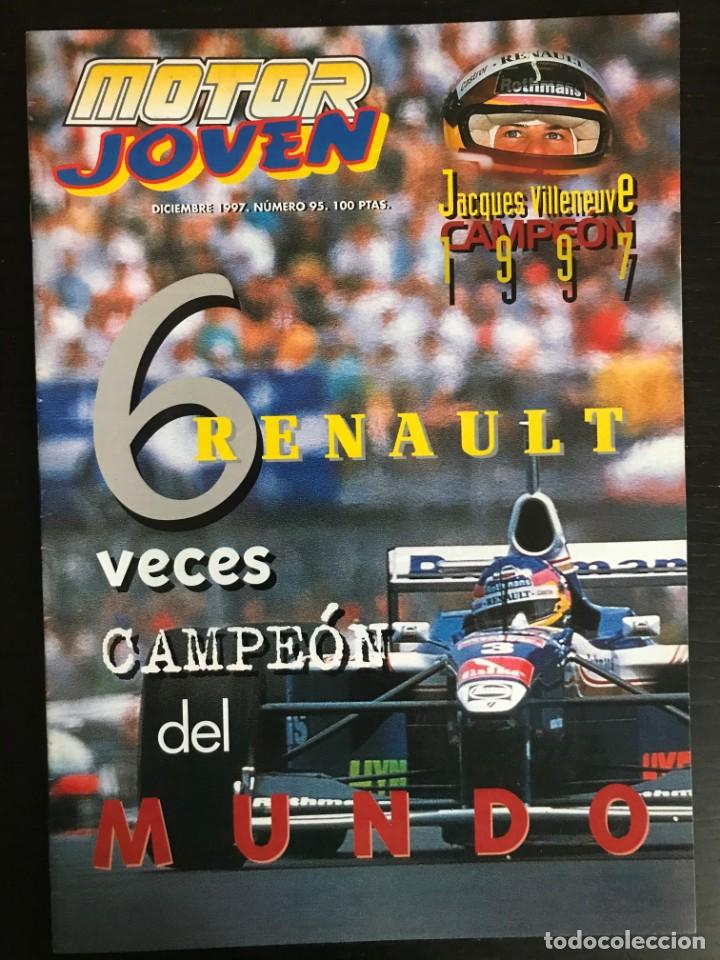 Coches: MOTOR JOVEN N&ordm; 95 - REVISTA RENAULT - FORMULA 1 COPA MEGANE RALLYE MAXI HISTORIA SCENIC KANGOO