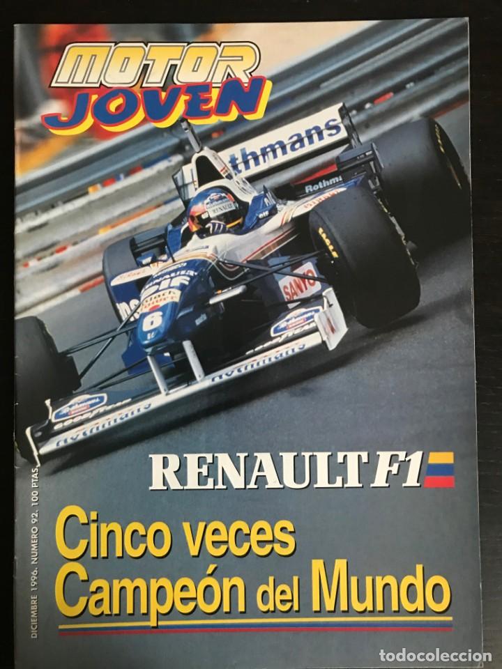 Coches: MOTOR JOVEN N&ordm; 92 - REVISTA RENAULT - FORMULA 1 COPA CLIO MEGANE RALLYE MAXI HISTORIA TWINGO