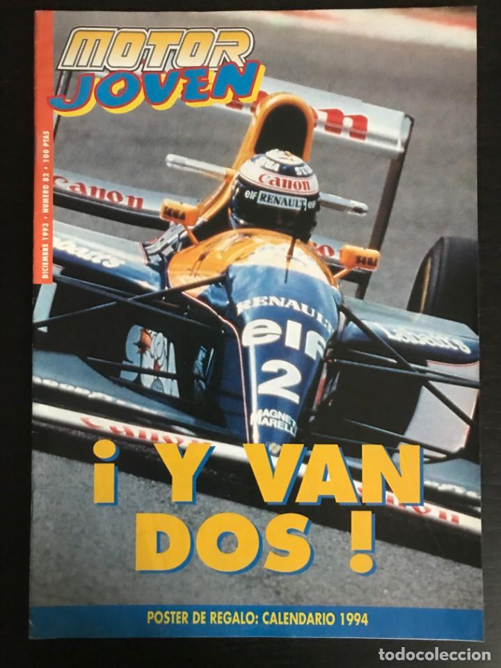 Coches: MOTOR JOVEN N&ordm; 82 - REVISTA RENAULT - FORMULA 1 COPA CLIO RALLYE WILLIAMS COPA TS 19 SAFRAN BACCARA