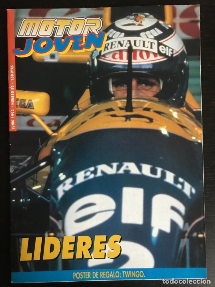 Coches: MOTOR JOVEN N&ordm; 80 - REVISTA RENAULT - FORMULA 1 COPA CLIO RALLYE WILLIAMS TWINGO COPA TS ALPINE