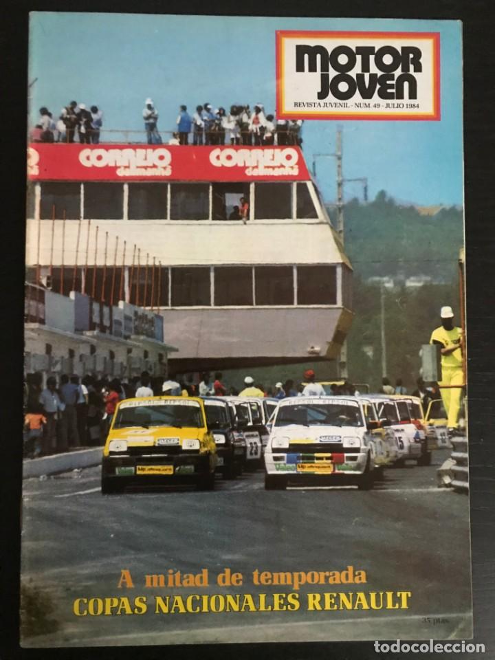 Coches: MOTOR JOVEN N&ordm; 49 - REVISTA RENAULT - COPA TURBO 5 FORMULA 1 RALLYE HISTORIA COMIC AMERICA