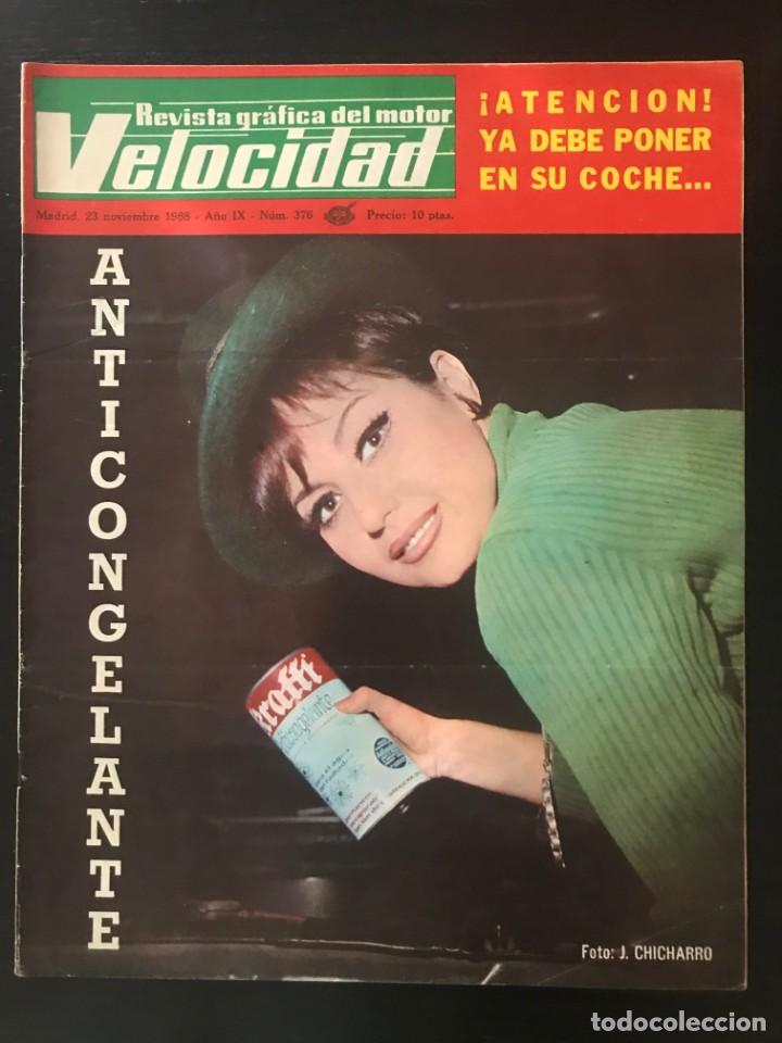 Coches: VELOCIDAD N&ordm; 376 - SEAT 1500 69 ABARTH RALLYE BARCELONA ANDORRA FIAT 125 ESPECIAL ANTICONGELANTES