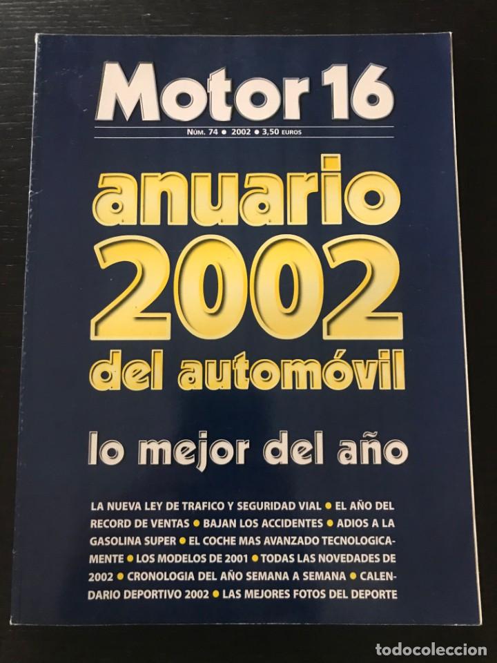 Coches: MOTOR 16 EXTRA N&ordm; 74 - ANUARIO AUTOMOVIL A&Ntilde;O 2002 - CITROEN RENAULT SEAT AUDI BMW ALFA FORD OPEL