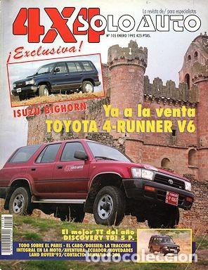 Autos: solo auto 4x4 n&ordm; 105 TOYOTA 4RUNNER V6 ISUZU TROOPER SANTANA M-300