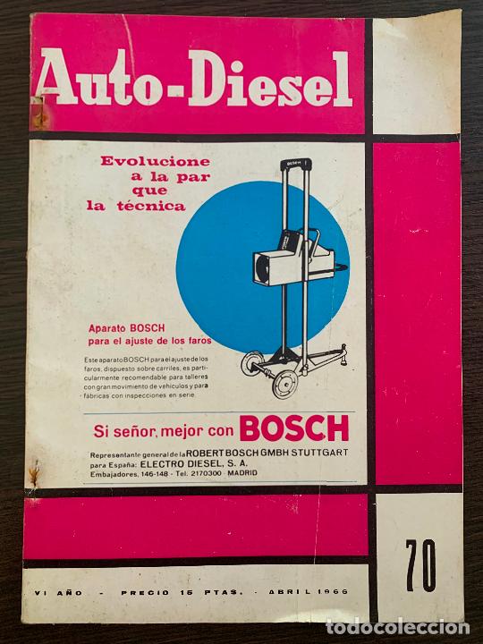 Autos: Revista auto-diesel n&ordm; 70 Ficha tecnica opel kapitan 2,6