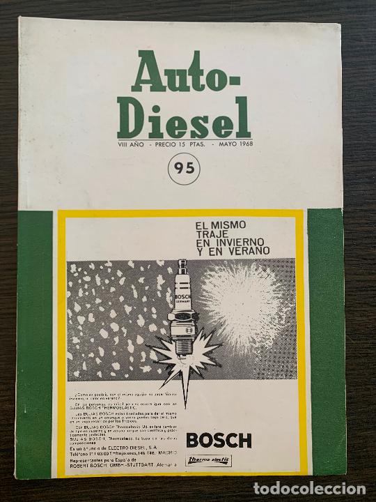 Coches: Revista auto-diesel n&ordm; 95 Ficha de taller citroen dp 38 100