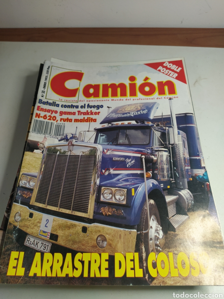 Coches: Revista cami&oacute;n 30 gama Pegaso tr&aacute;iler con poster