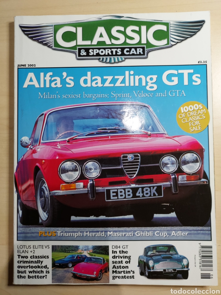 Voitures: Classic and Sports Car June 2000