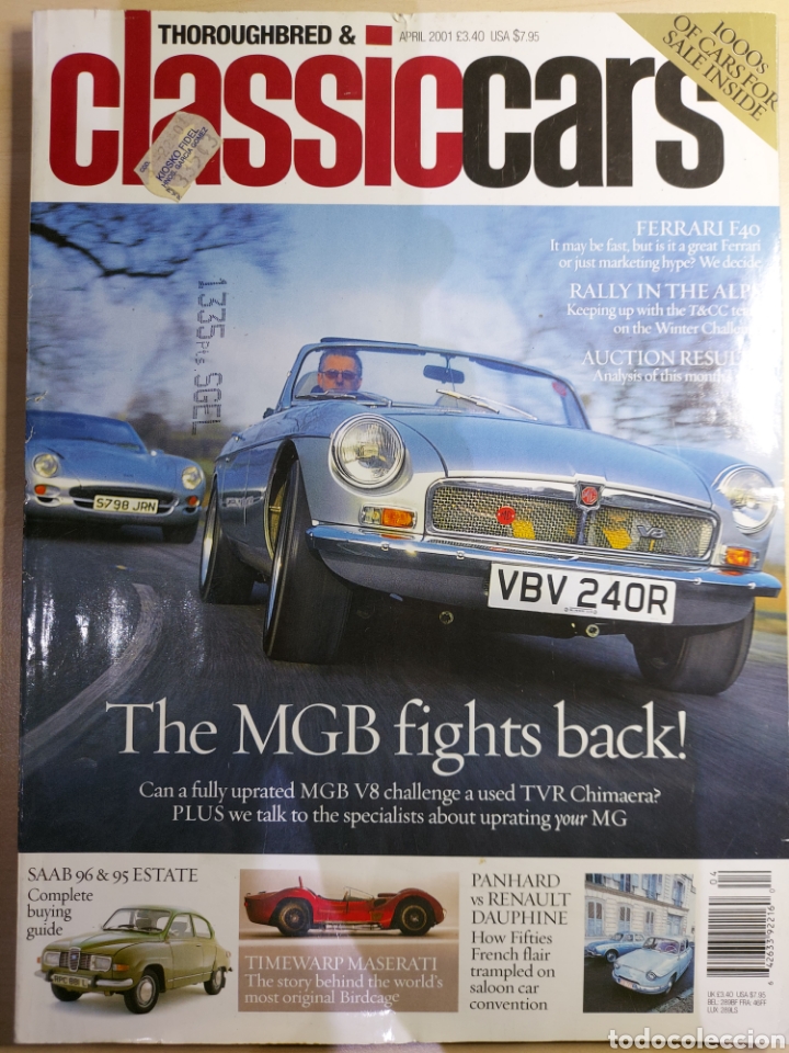 Coches: Thoroughbred CLASSIC CARS APRIL 2001