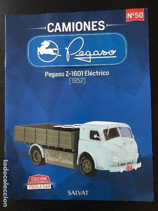 Coches: PEGASO Z-1601 ELECTRICO FASCICULO N&ordm; 50 COLECCION CAMIONES PEGASO SALVAT SOLO REVISTA