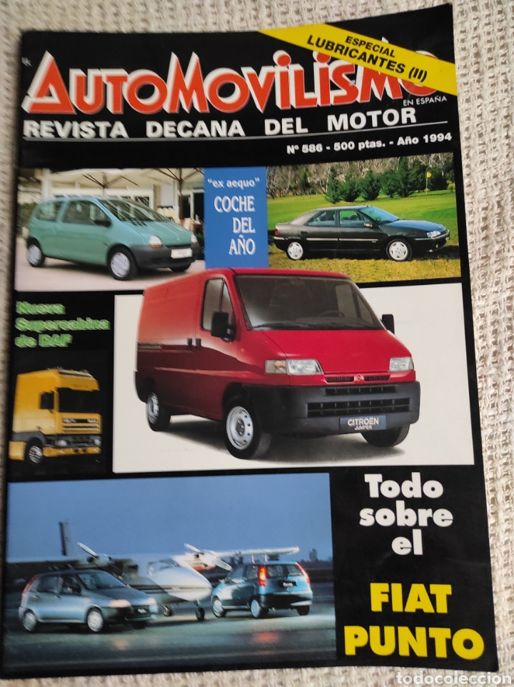 Voitures: AUTOMOVILISMO N&ordm; 586 REVISTA DECANA DEL MOTOR A&Ntilde;O 1994 - ESPECIAL LUBRICANTES