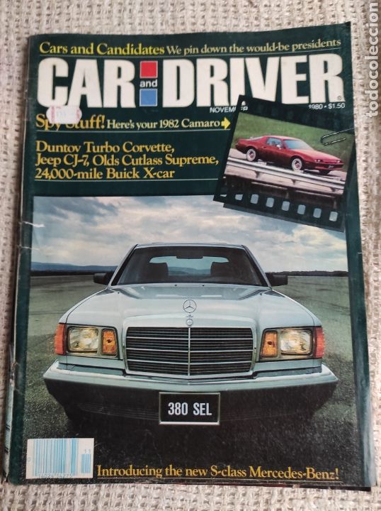 Coches: CAR AND DRIVER NOVEMBER 1980 DUNTOV TURBO CORVETTE