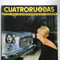 Coches: CUATRORUEDAS Nº10 (OCTUBRE 1964) VOLKSWAGEN ESCARABAJO, RENAULT 8, VANDEN PLAS, SAAB 96