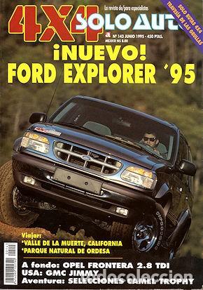 Coches: SOLO AUTO 4X4 N&ordm; 143 GMC JIMMY OPEL FRONTERA FORD EXPLORER