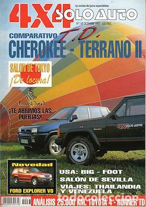 Coches: SOLO AUTO 4X4 N&ordm; 148 JEEP CHEROKEE NISSAN TERRANO II TOYOTA 4-RUNNER