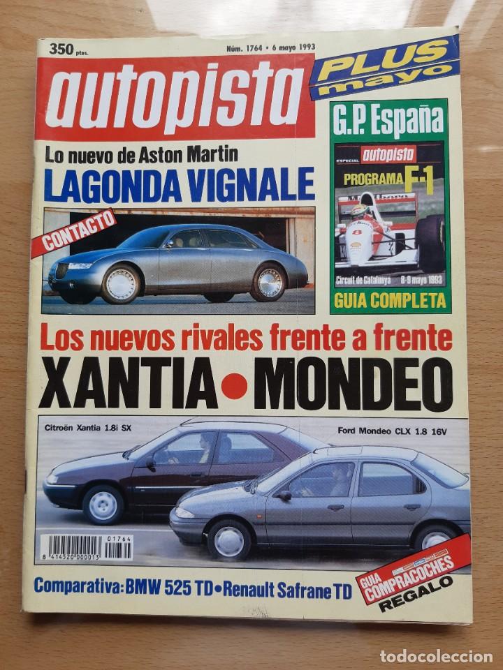 Coches: Autopista 1764. A&ntilde;o 1993. Citro&euml;n Xantia 1.8i. Ford Mondeo 1.8i. BMW 525 TD. Renault Safrane dT 2.5