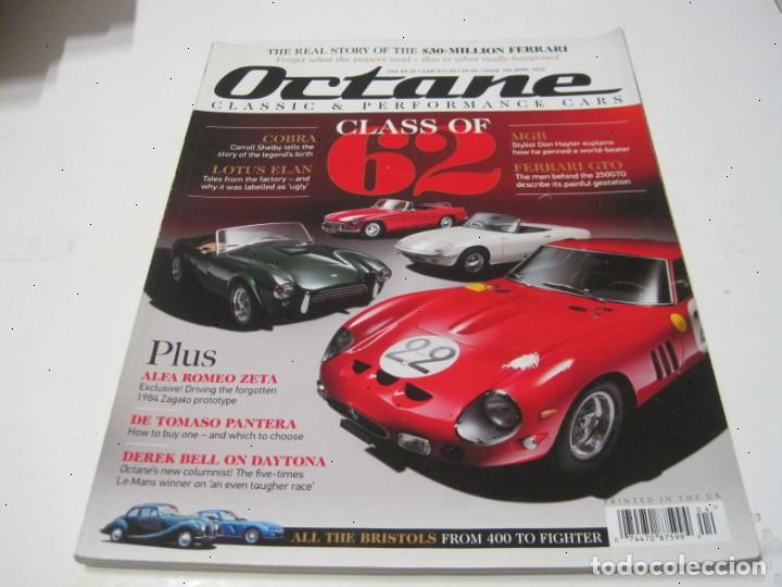 Coches: REVISTA OCTANE: BRISTOL; SHELBY COBRA; MGB; LOTUS ELAN; FERRARI GTO; ETC...