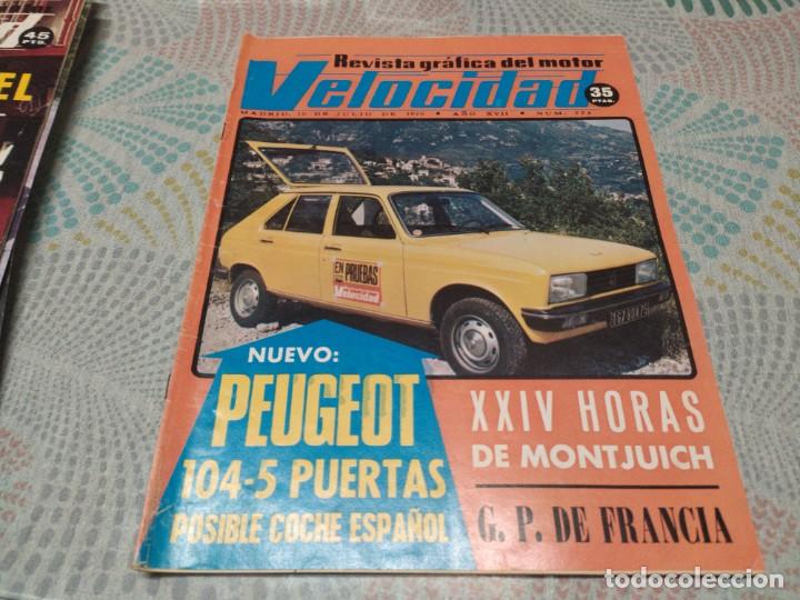 Coches: REVISTA GRAFICA DEL MOTOR VELOCIDAD 10 DE JULIO 1976 NUM.774