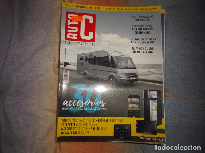 Autos: revista autocaravana n&ordm; 331, 2018, leer indice foto