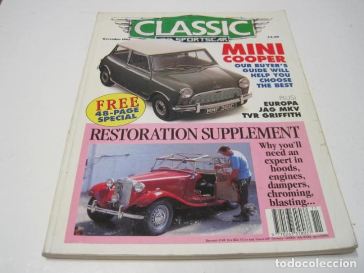 Coches: REVISTA CLASSIC & SPORTS CAR: MINI COOPER; FACEL VEGA; JAGUAR MKV; TVR GRIFFITH; ETC...
