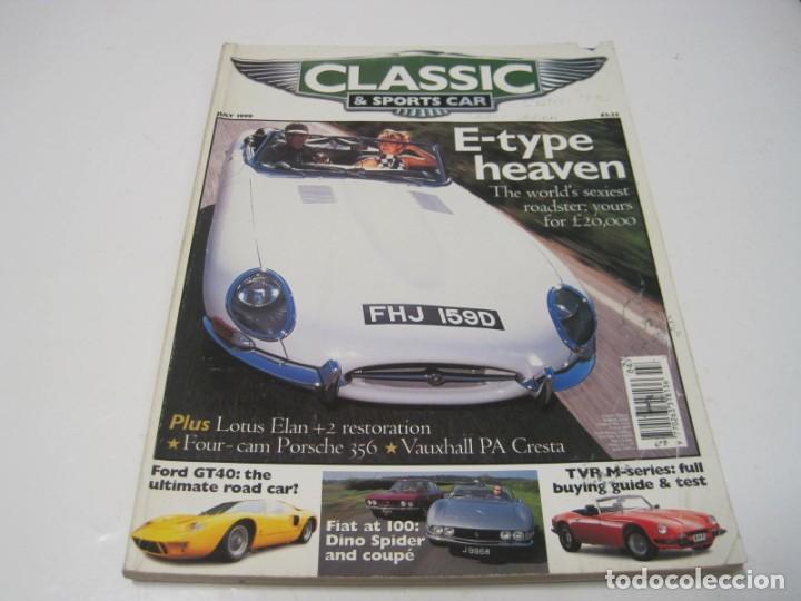 Coches: REVISTA CLASSIC & SPORTS CAR: TVR M; FIAT DINO; JAGUAR E TYPE; PORSCHE 356; ETC...