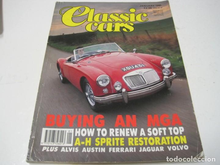 Coches: REVISTA CLASSIC CARS: MGA; ALVIS; AUSTIN ATLANTIC; FERRARI 250 GTO; ETC...