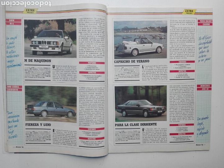 Coches: MOTOR 16 - 266 / 1988 - EXTRA PRUEBAS - 148- PAG - Foto 2