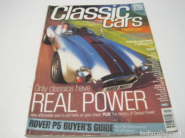Coches: REVISTA CLASSIC CARS: AUSTIN SEVEN; TATRA; MERCEDES 280 SE; ROVER P5B; LOTUS ELAN; JAGUAR E-TYPE...