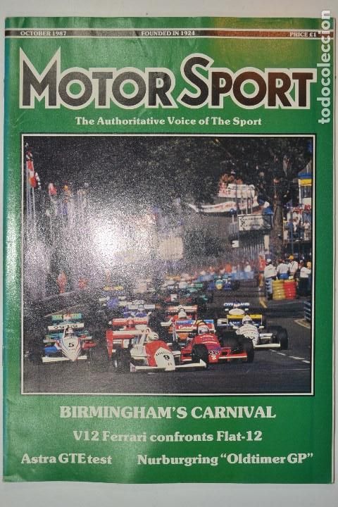 Coches: 1987 REVISTA MOTOR SPORT ASTRA GTE ROAD TEST - V12 FERRARI