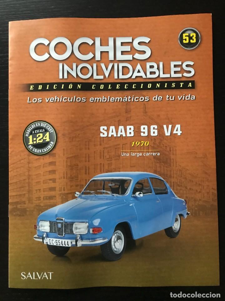 Coches: SAAB 96 V4 (1970) - FASCICULO N&ordm; 53 DE LA COLECCION COCHES INOLVIDABLES DE SALVAT