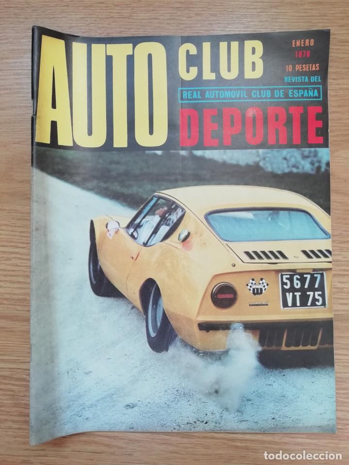 Coches: REVISTA AUTO CLUB - RACE - ENERO 1970 - INCLUYE POSTER
