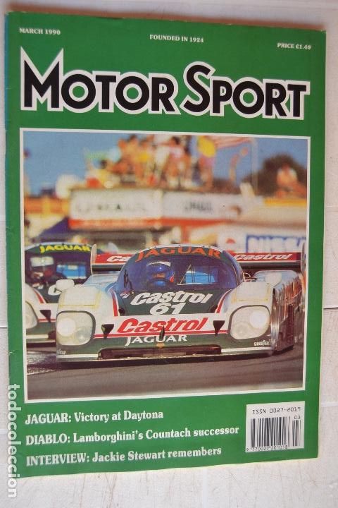 Coches: 1990 REVISTA MOTOR SPORT - JAGUAR VICTORY DAYTONA - LAMBORGHINI DIABLO
