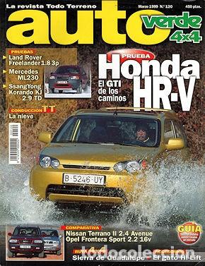 Coches: AUTO VERDE 4X4 N&ordm; 120 HONDA HR-V MERCEDES ML-230 SSSANGYONG KORANDO KJ FREELANDER