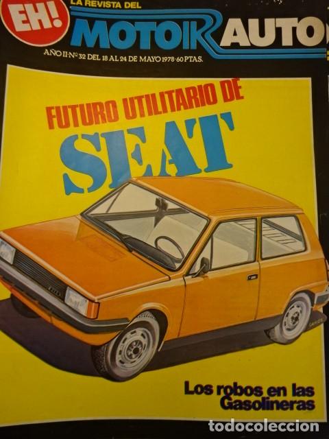 Coches: REVISTA MOTOR AUTO NUM 32 - Utilitario Seat Proyecto Zero - Jackie Stewart