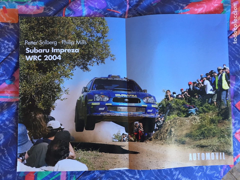 Coches: Doble p&oacute;ster de rally Subaru impreza / citroen xsara WRC